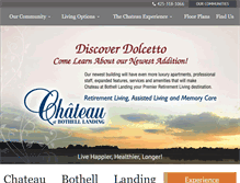 Tablet Screenshot of chateau-bothell-landing.com